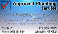 Approved Plumbing Service Logo