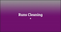 Runs Cleaning Logo