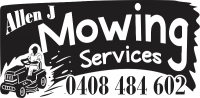 Allan J Mowing Services Logo