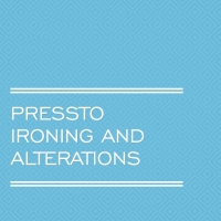 Pressto Ironing And Alterations Logo