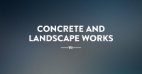 Concrete And Landscape Works Logo