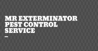 Mr Exterminator Pest Control Service Logo