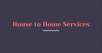 House To Home Services Logo