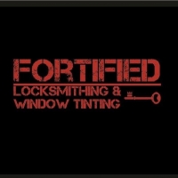 Fortified Locksmithing & Window Tinting Logo