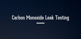 Carbon Monoxide Leak Testing seddon