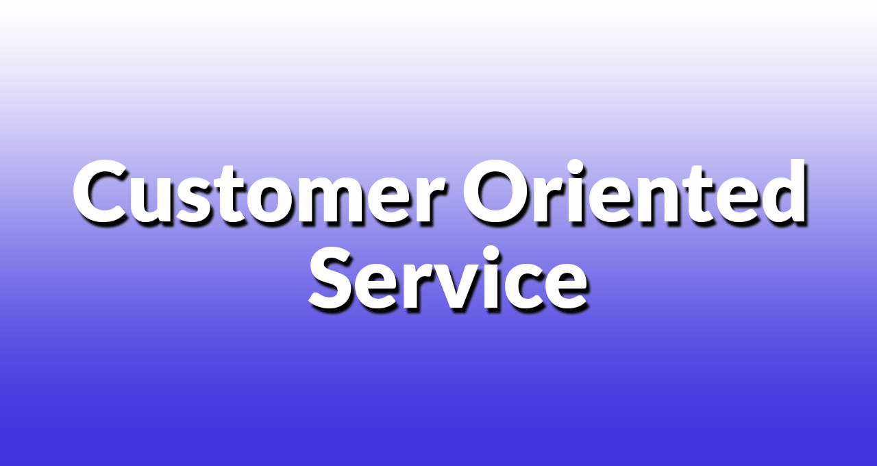 Customer Oriented Service toronto