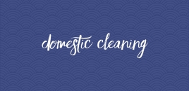 Domestic Cleaning tapping