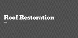 Roof Restoration ransome