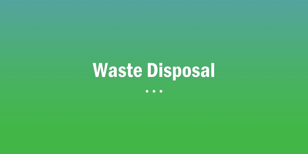Waste Disposal rossmoyne